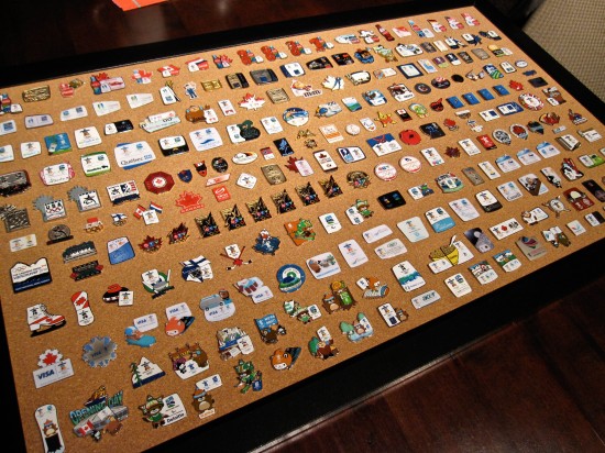 Olympic pin collection