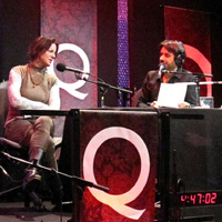 Q taping with Sarah McLachlan and Jian Ghomeshi