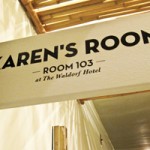 Karen’s Room at the Waldorf Hotel