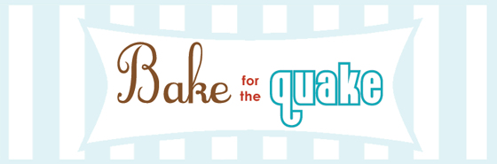 Bake for the Quake banner