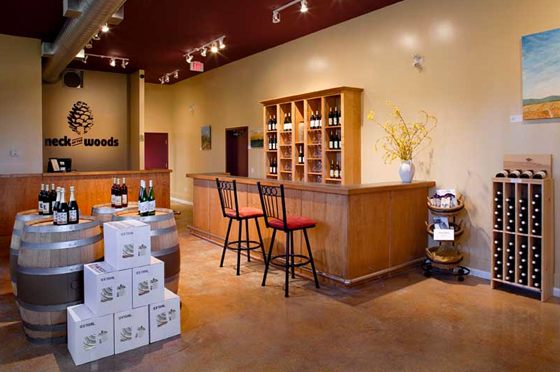 Neck of the Woods tasting room