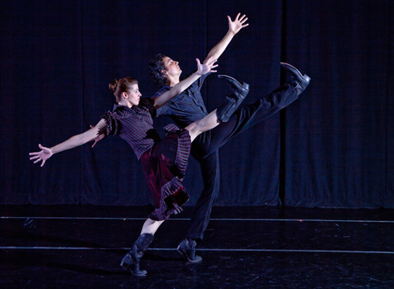 BalletMet Columbus’ Olivia Clark and Jimmy Orrante in The Man in Black