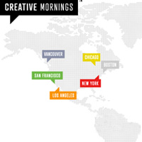 Creative Mornings global map