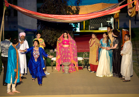 Bollywood Wedding. Photo by Tim Matheson
