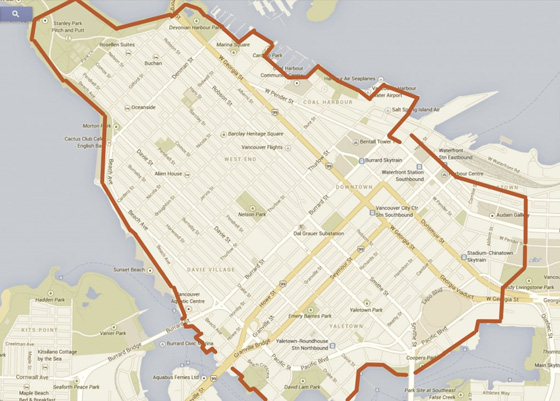 Tweed Ride route map