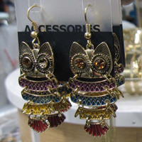 Old Navy Owl Earrings