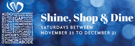 Shine Shop Dine banner