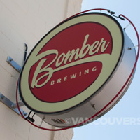 Bomber Brewery sign