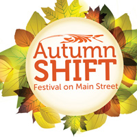 Autumn Shift Festival on Main Street banner