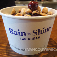 Rain or Shine ice cream cup