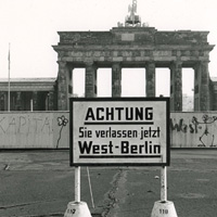 West Berlin at The Wall