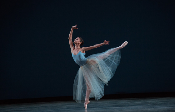 Miami City Ballet dancer Emily Bromberg; photo by Daniel Azoulay