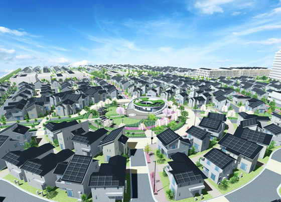 Fujisawa Smart City rendering