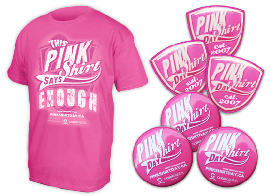 Pink Shirt Day items