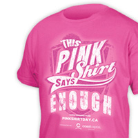 Pink Shirt Day t-shirt