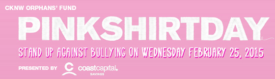 Pink Shirt Day banner