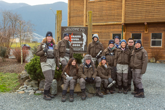 Group at Fraser River Lodge