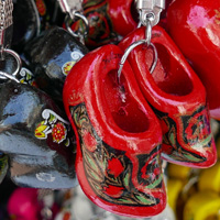 Dutch clog keychain souvenirs
