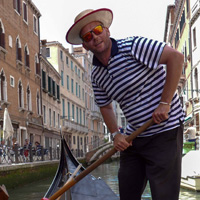 Venice, Italy gondolier