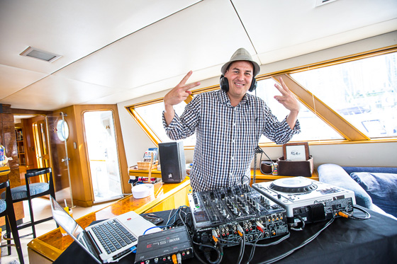 DJ at sea
