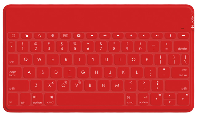 Logitech Keys to Go in red