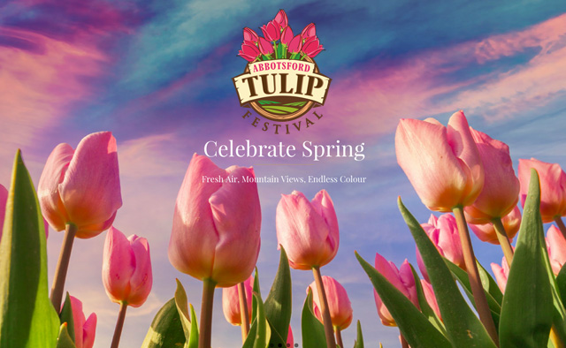 Abbotsford Tulip Festival banner