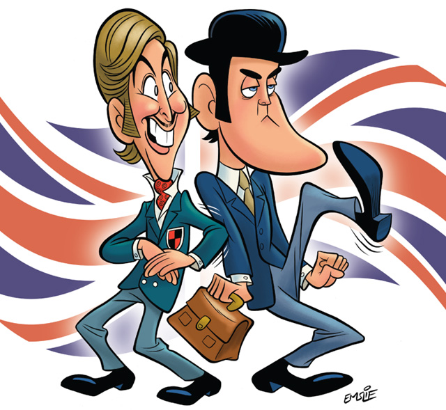 John Cleese and Eric Idle