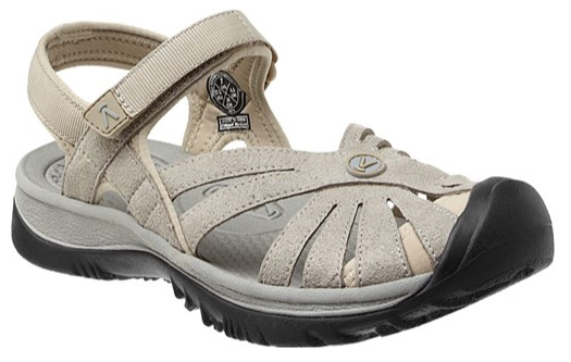 KEEN Rose sandal, aluminum/neutral gray