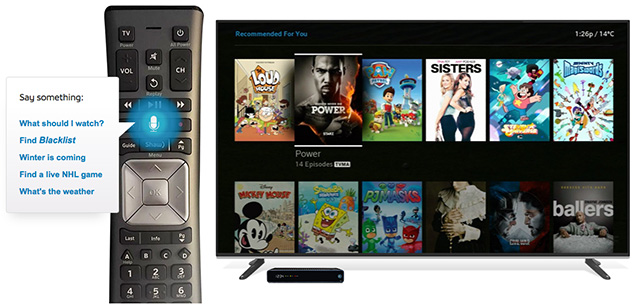BlueSky TV and remote