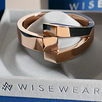 WiseWear Calder bracelet in rose gold