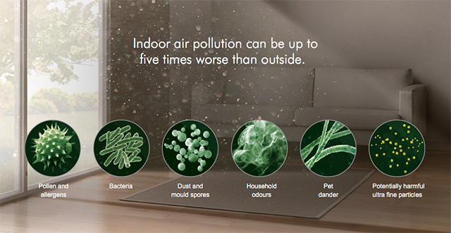Pure Hot+Cool Link Indoor pollutants