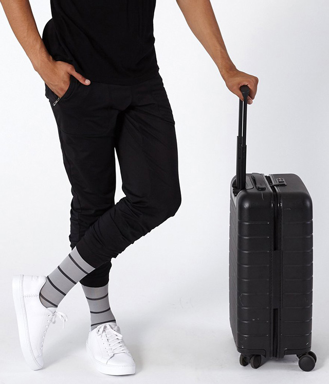 Comrad socks with suitcase