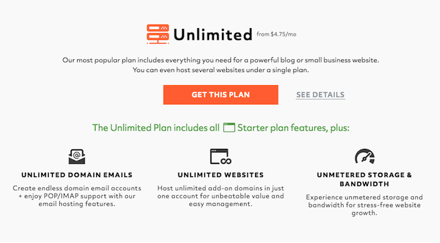 Doteasy’s Unlimited Hosting Plan