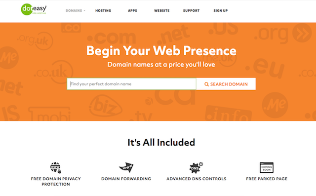 Domain Names with Doteasy