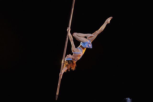 Suspended Pole Cirque du Soleil