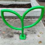 Vancouver’s Colourful New Bike Racks in Stamps Landing