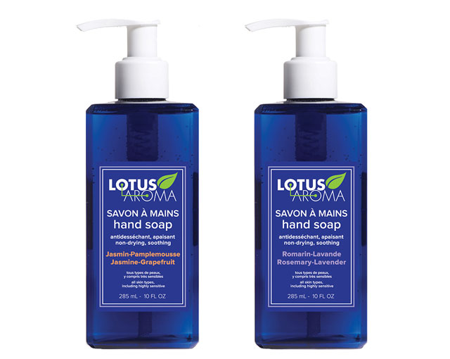 Lotus Aroma hand soaps