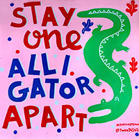 Alligator mural Gastown
