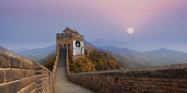 Great Wall Of China Jim Morrison