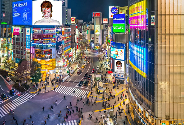 Bowie Tokyo Cityscape