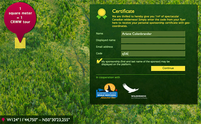Wilderness International Certificate