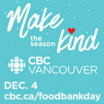 CBC Vancouver Open House and Food Bank Day Returns December 4