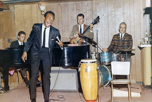 Rudolph Boyce and band at the Living Room