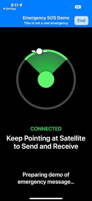 Satellite Connected