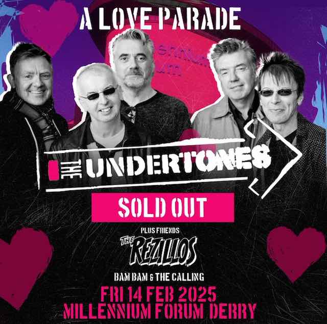 Undertones 2025 concert poster
