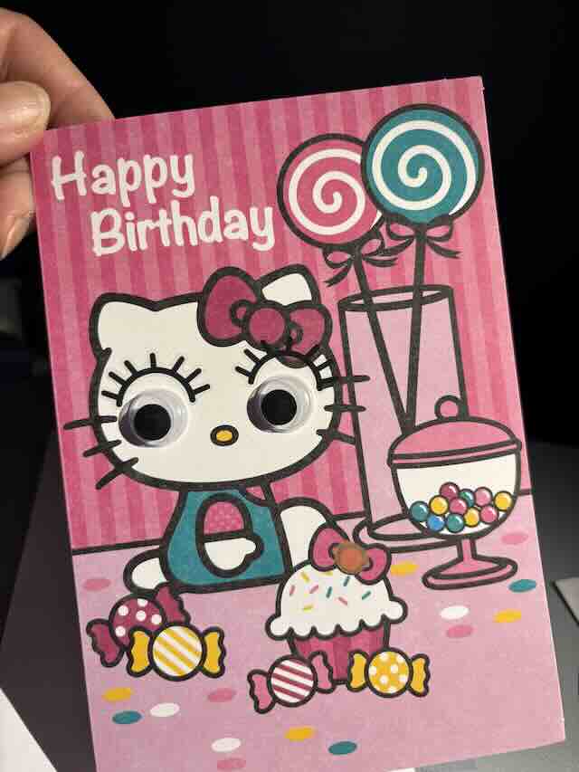 Airplane birthday notes
