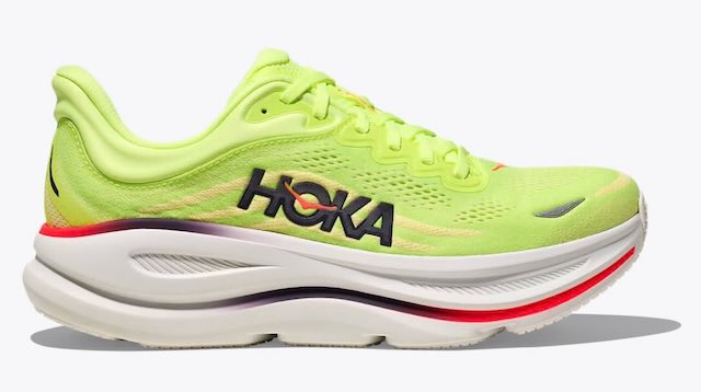 HOKA Bondi 9 in Neon Yuzu/Sunlight