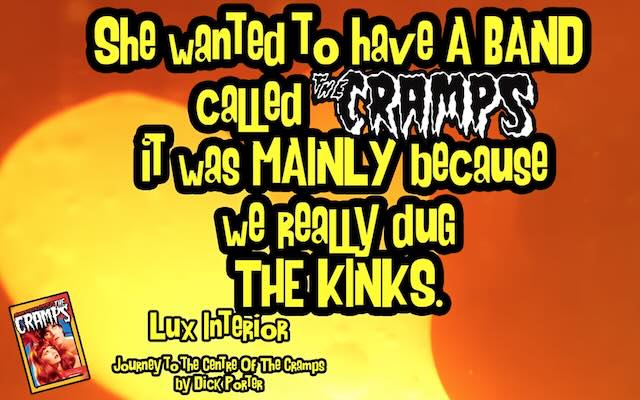 Journey to the Center of the Cramps